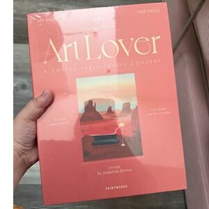 Printworks Art Lover Coffee Table Book Puzzle Concept "Lounge" 1000 Pieces NEW